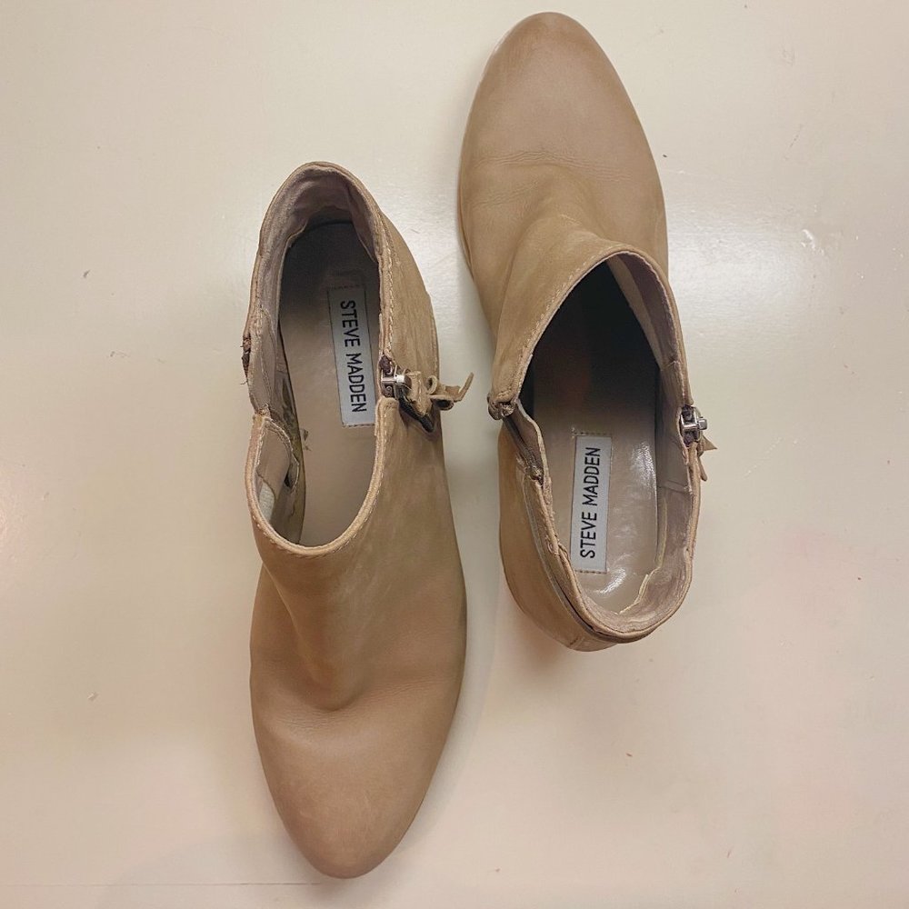 Steve Madden Nude Booties - Picture 2 of 3